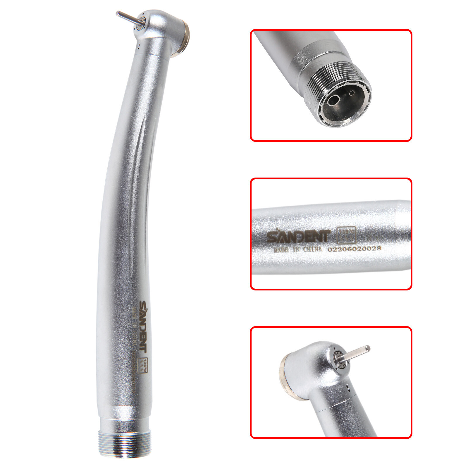 1-5X SANDENT NSK PANA MAX Style Dental High Speed Handpiece Push 2 Holes Borden