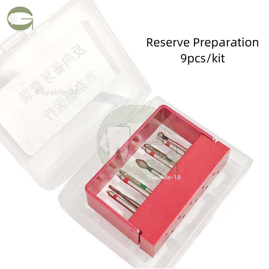 Dental Reverse Preparation/Anterior Posterior Crown Direction Burs Drill Diamond
