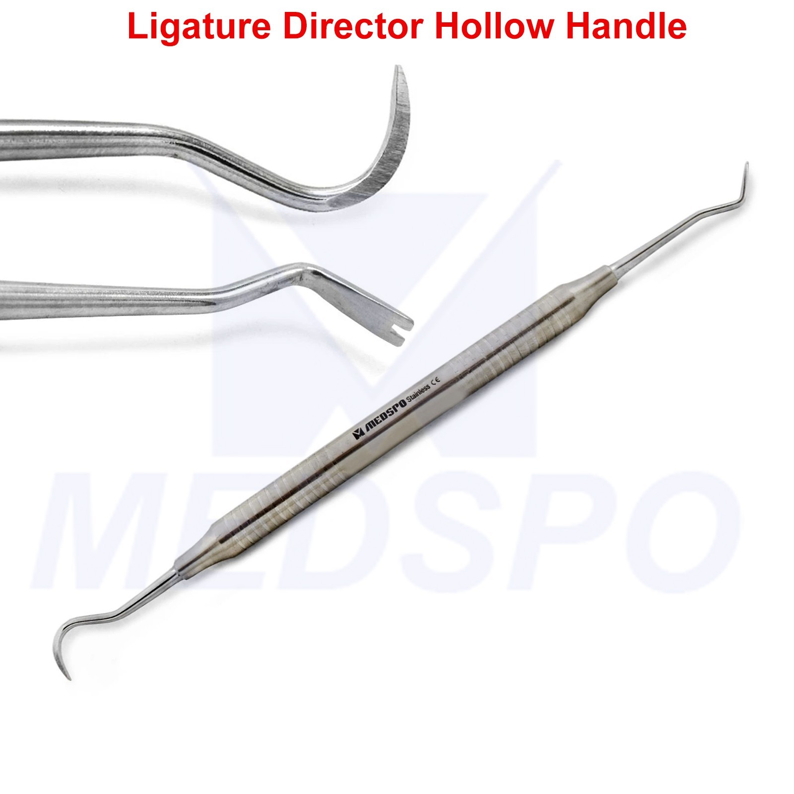 PCS Orthodontic Light Weight Arch Wire Placement Ligature Director Hollow Dental