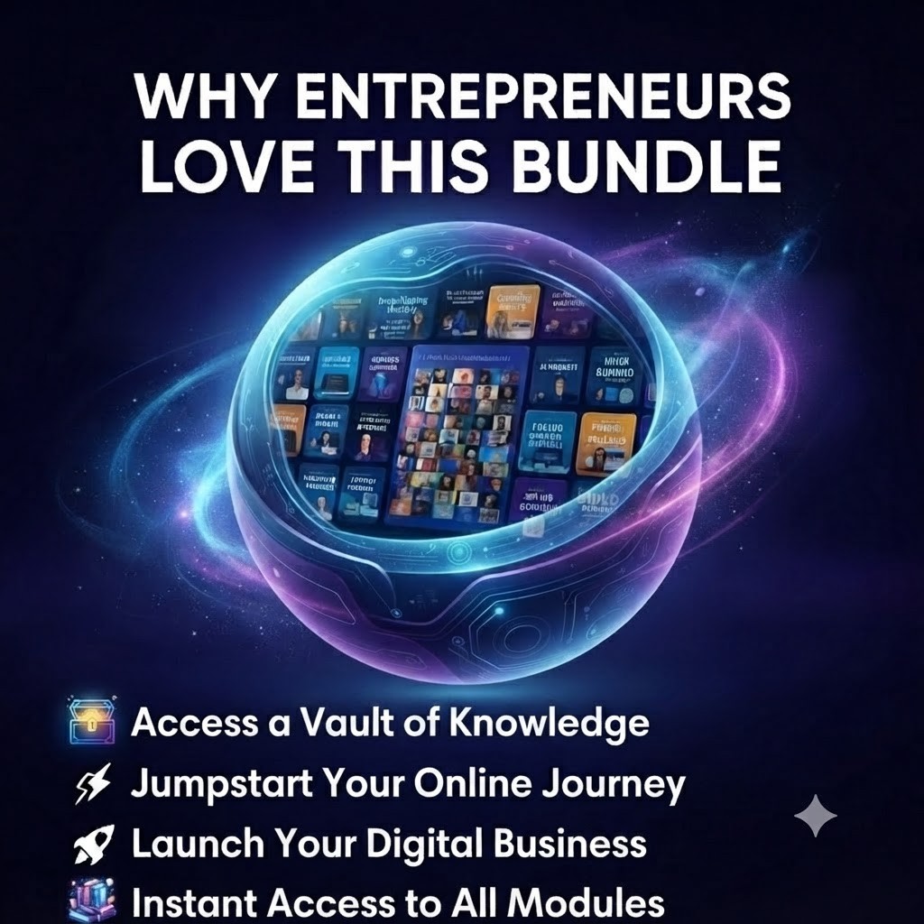 1100+ Business Courses Bundle | Marketing, AI, E-Commerce Training Download✅