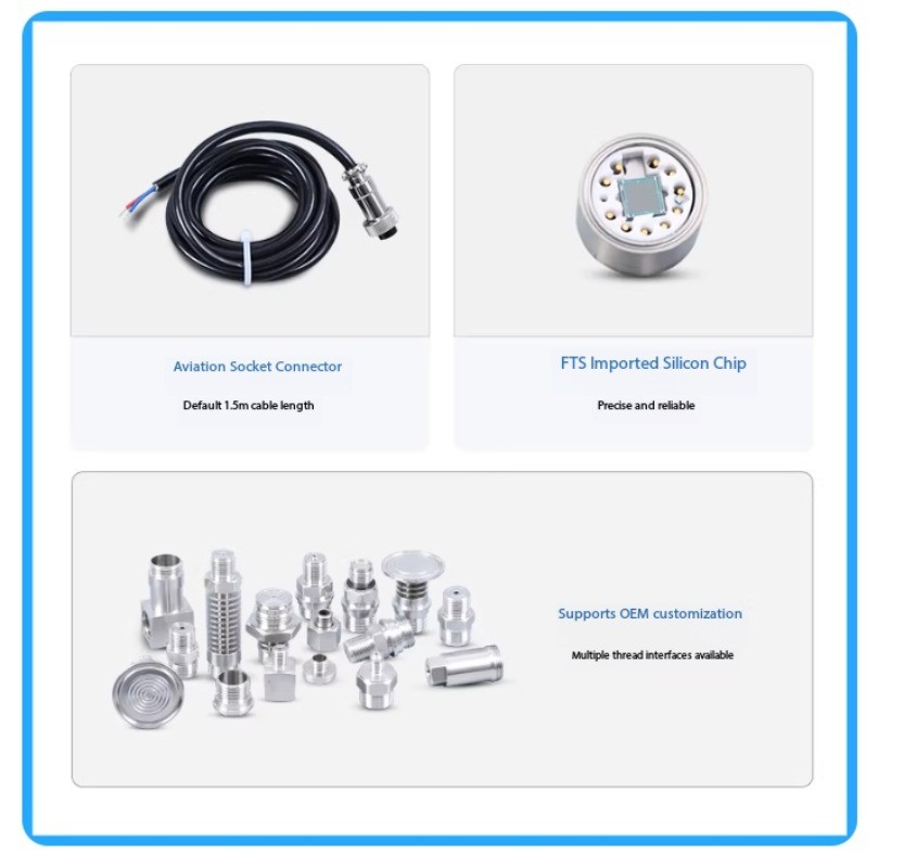YBS80A High-Precision Digital Display Pressure Transmitter with 4-20mA Output