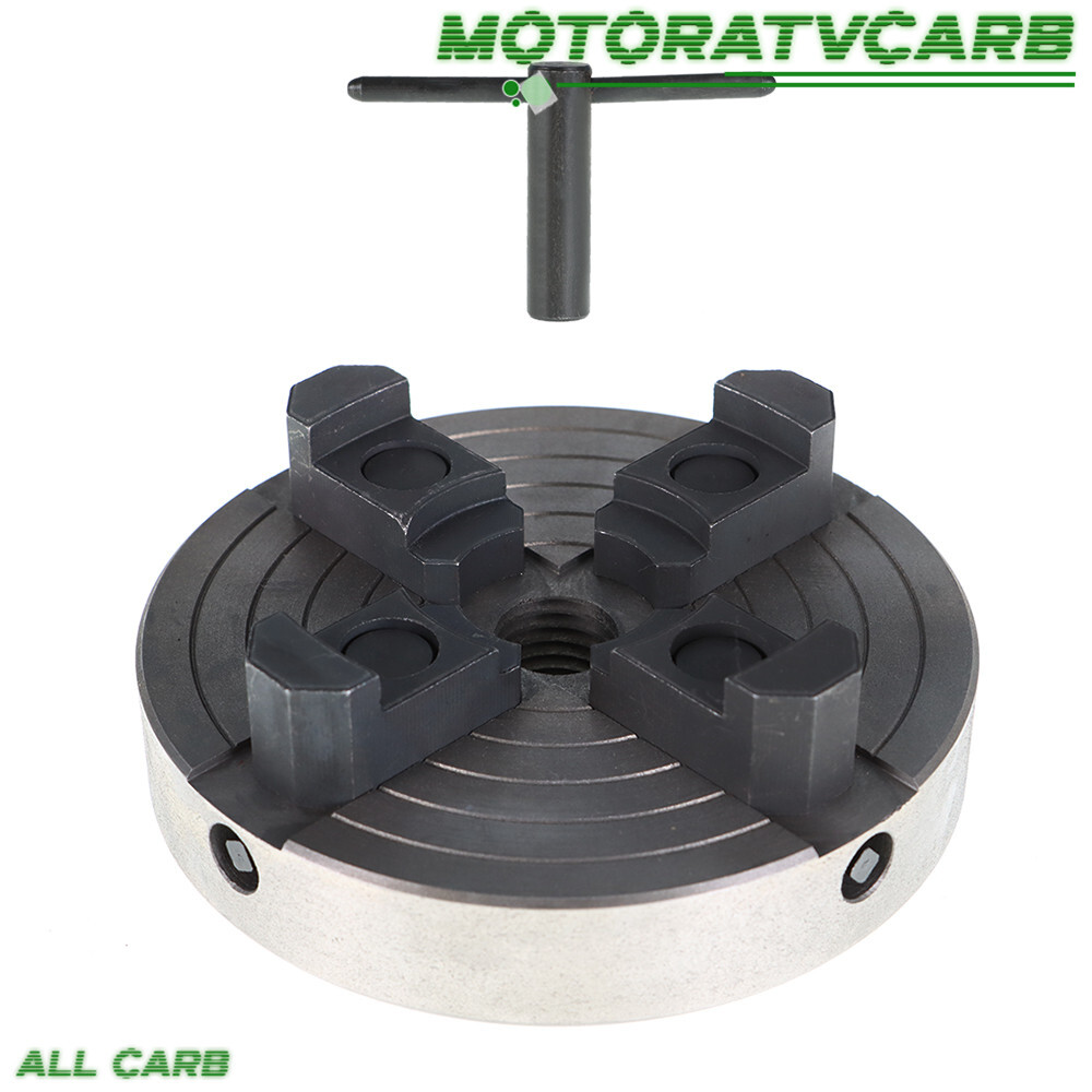 ALL-CARB Wood Lathe Chuck 6 Inch 4-Jaw Lathe Chuck with 1 × 8 TPI Thread