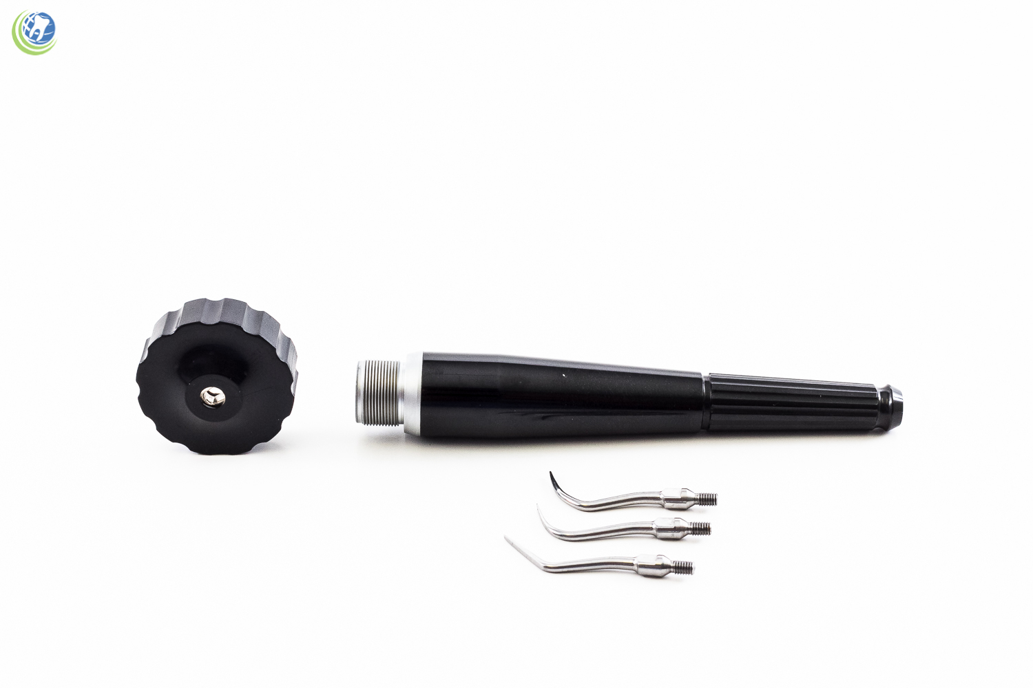 NEW DENTAL HYGIENIST PNEUMATIC AIR SCALER 4 HOLE WITH 3 TIPS PEN-LIM PL-006