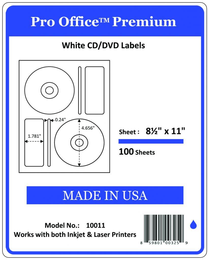 Wing OFFICE 200 Premium Media CD/DVD Labels Matte Memorex Core Self Adhesive