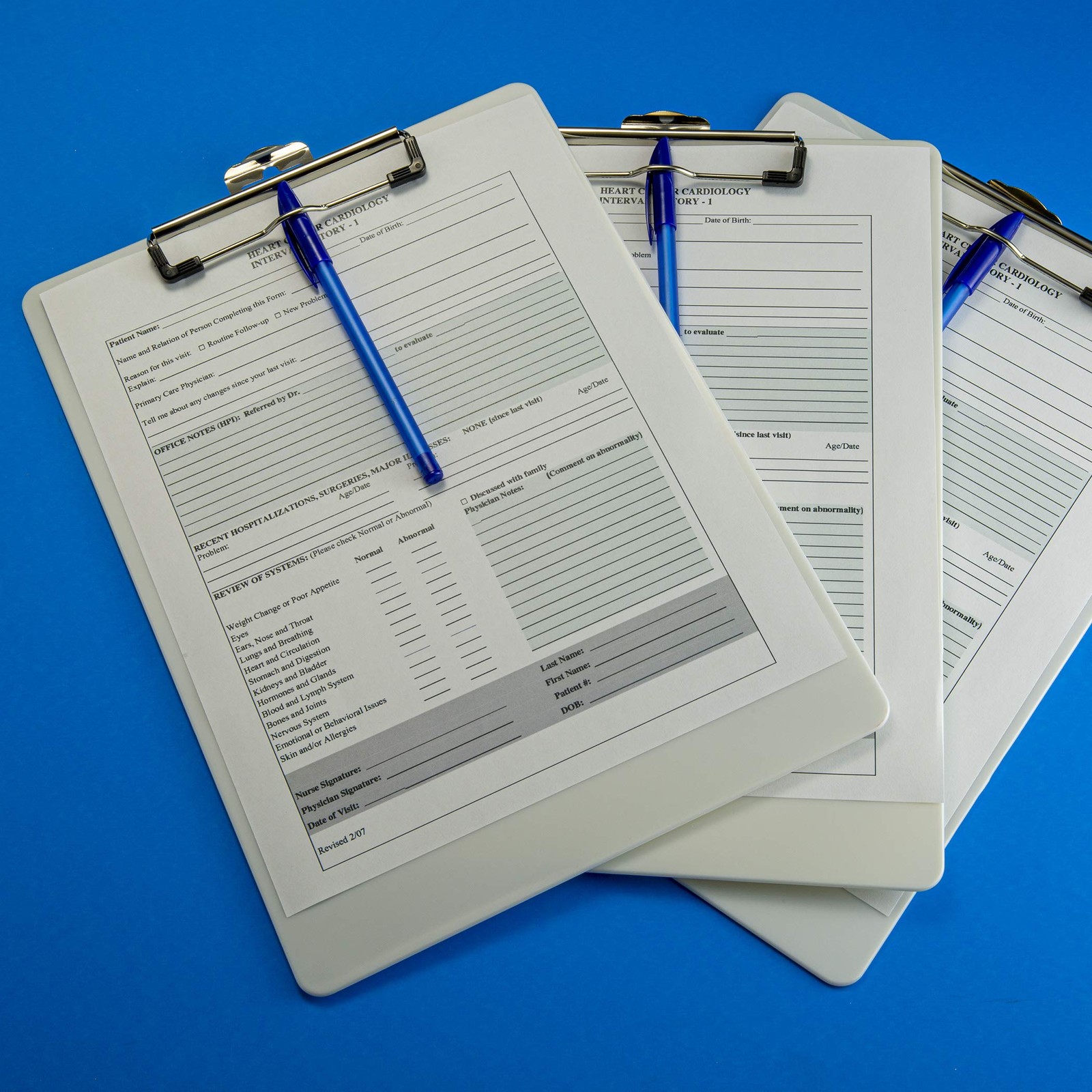Recycled Plastic Clipboards Letter Size Pearl White Office School 6 Pack Set