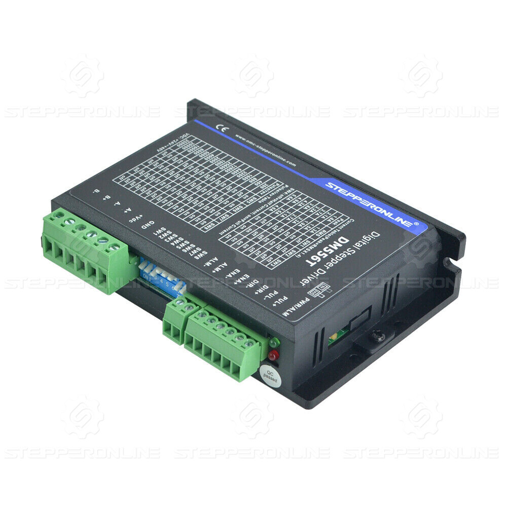 STEPPERONLINE 4 Axis Stepper Motor Nema 23/24 Driver DM556T 1.8-5.6A 20-50VDC
