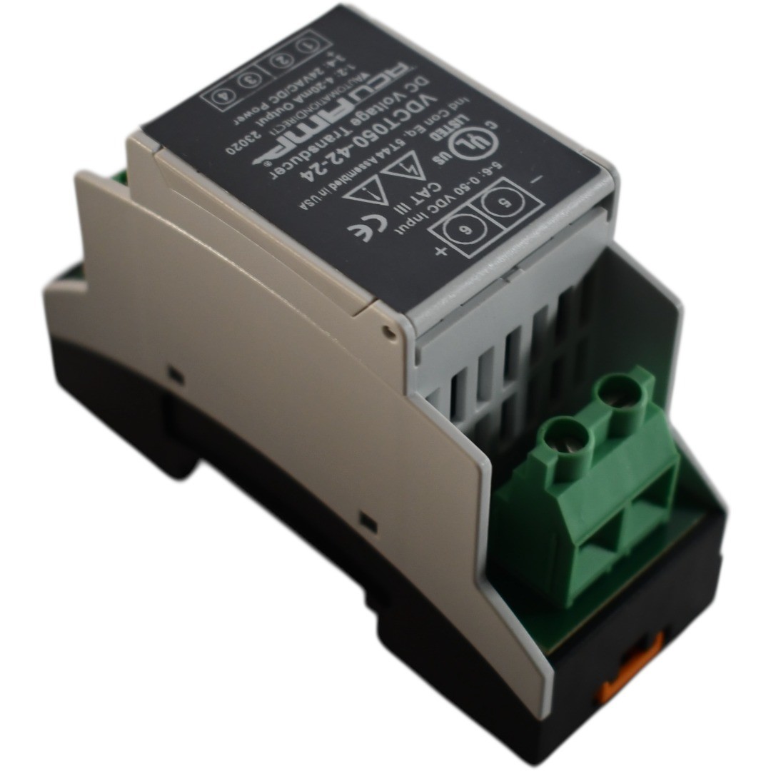 NEW Automation Direct AcuAMP VDCT050-42-24 DC Voltage Transducer 0-50VDC 4-20mA