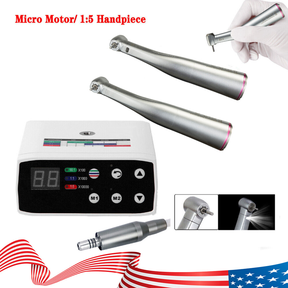NSK Style Dental Brushless Electric Micro Motor 1:1/1:5 Increasing Handpiece ty