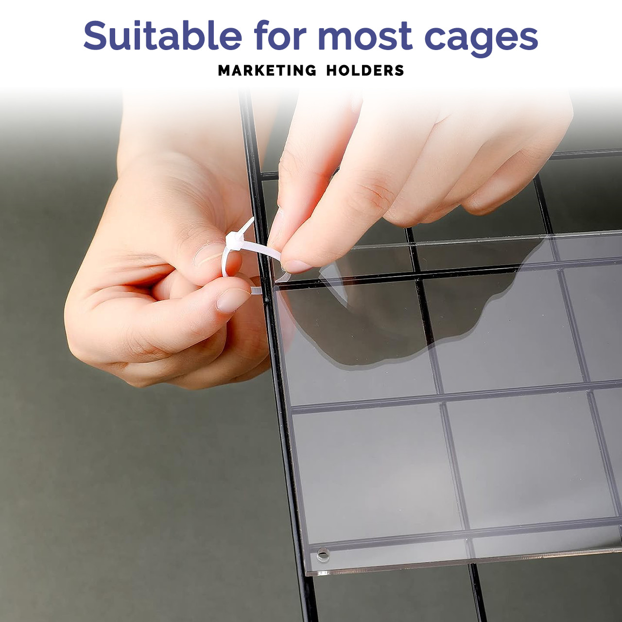 8 Pack of Edge Liner Flexible Pet Cage Urine Guard Side Lining Clear Plastic