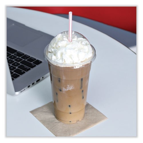 Boardwalk PET Cold Cup Dome Lids, Fits 14-24 oz Cups, 100/Sleeve, 10 Sleeves/CT