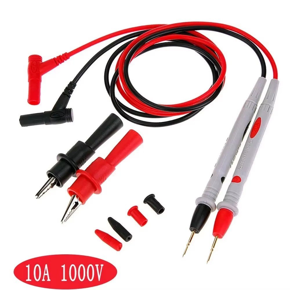 Multimeter Test Leads for Fluke Meter Electrical Alligator Clip Probes 1000V 20A