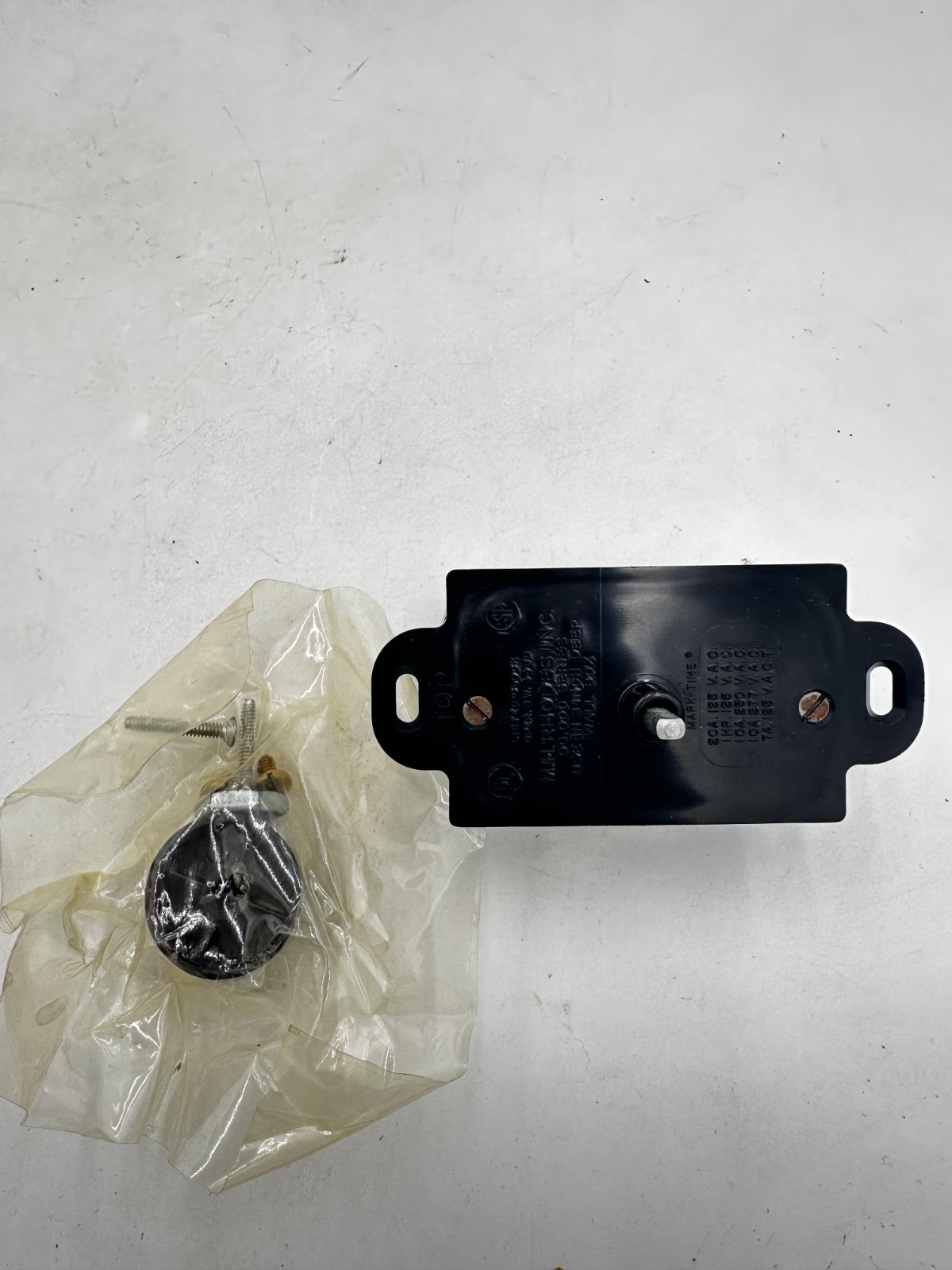 M.H. Rhodes 90,000 Series Timer Switch Black Heavy-Duty for 3 inch Deep Wall Box