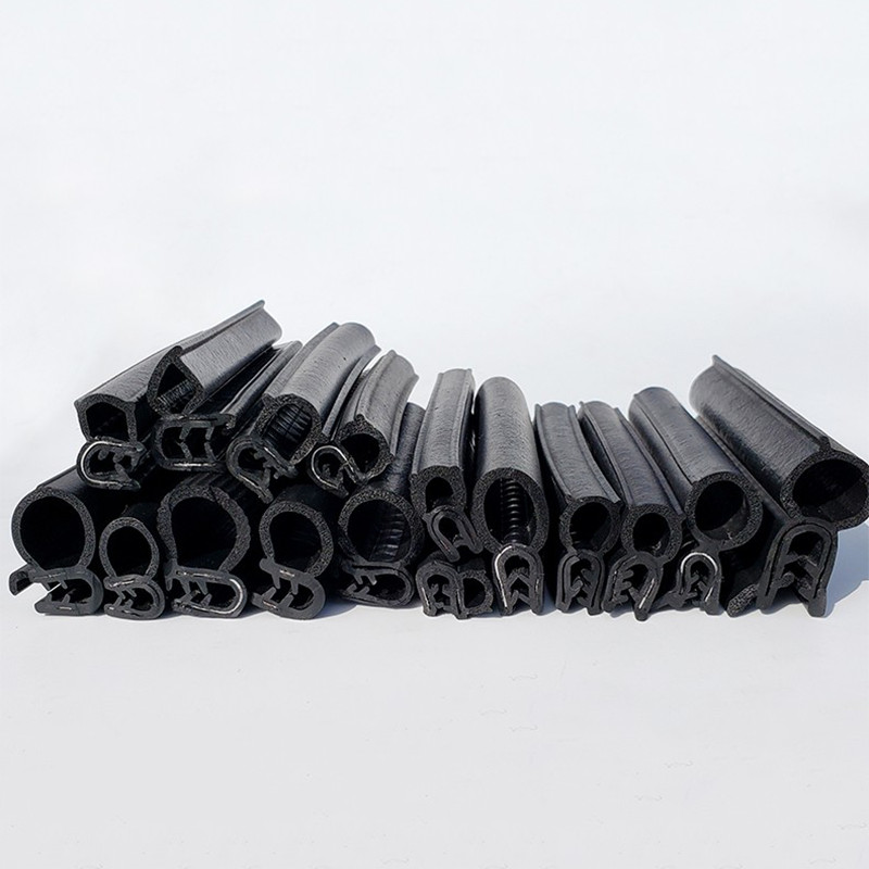 U Shape Seal Strip with Steel Insert EPDM Rubber Edge Trim for Cabinet/Machine