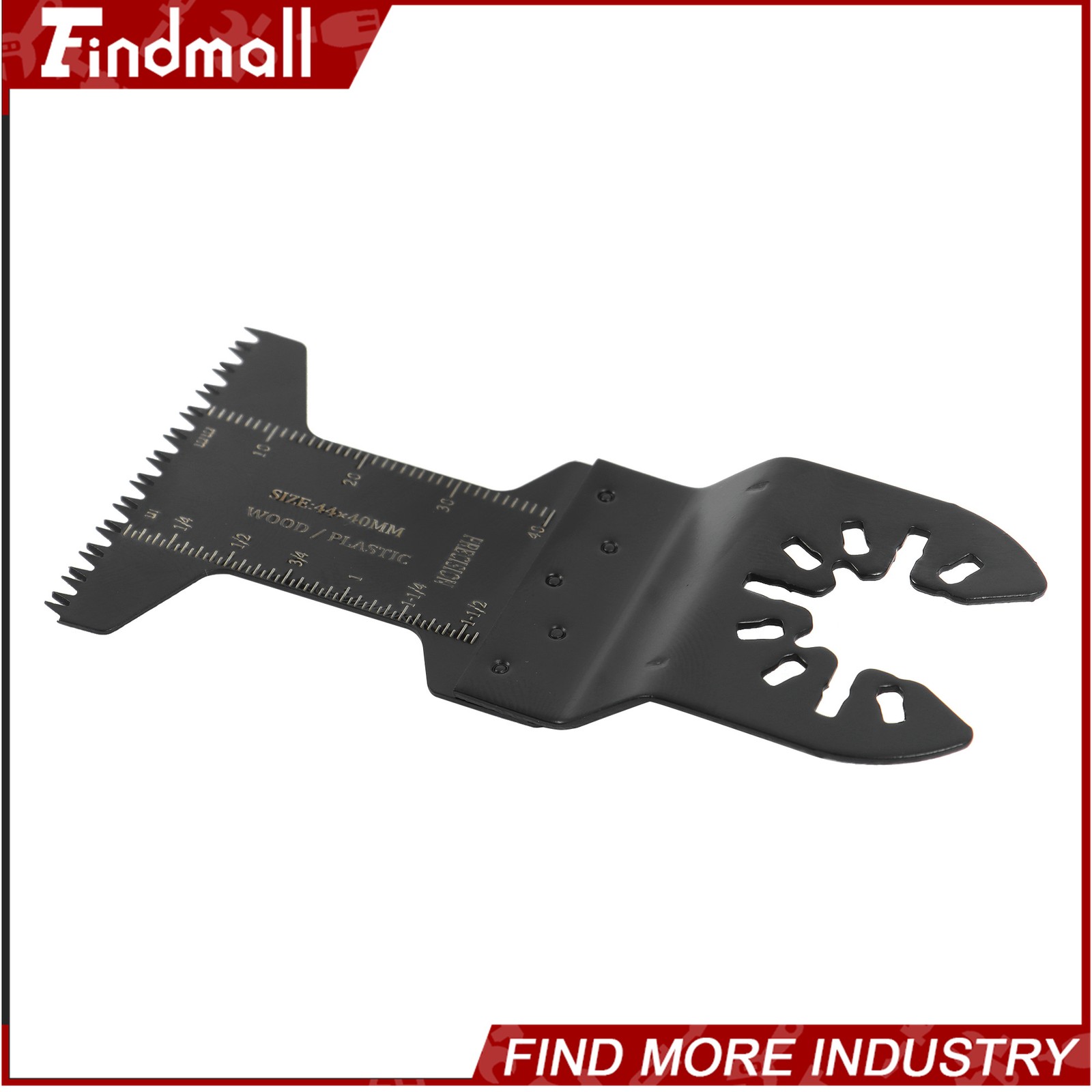Findmall 55PCS 6 Types Universal Titanium Oscillating Saw Blades Multitool Blade