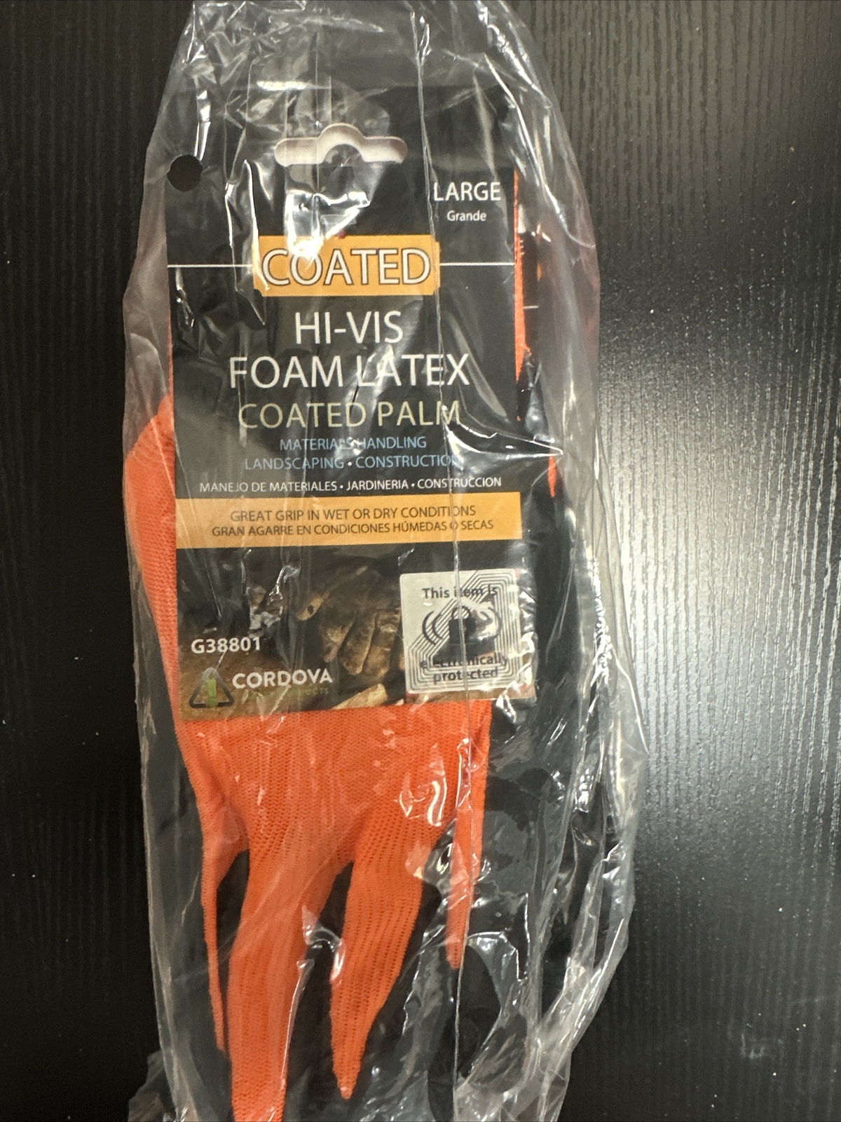 (4 Pairs) Cordova Hi-Vis Foam Latex Coated Palm G38801