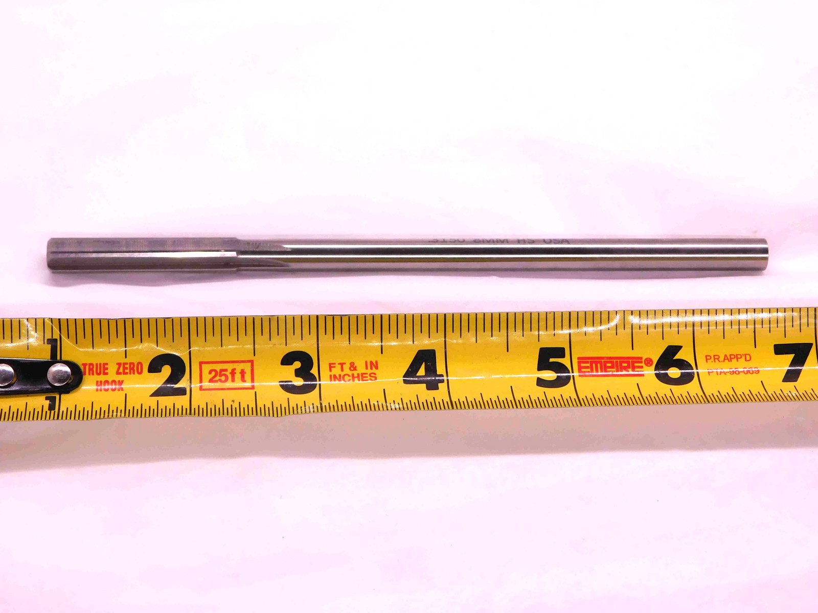 0.315 OD HSS CHUCKING REAMER 6 FLUTE .315 .3150 5/16 .3125 +.0025 OVERSIZE 8 mm
