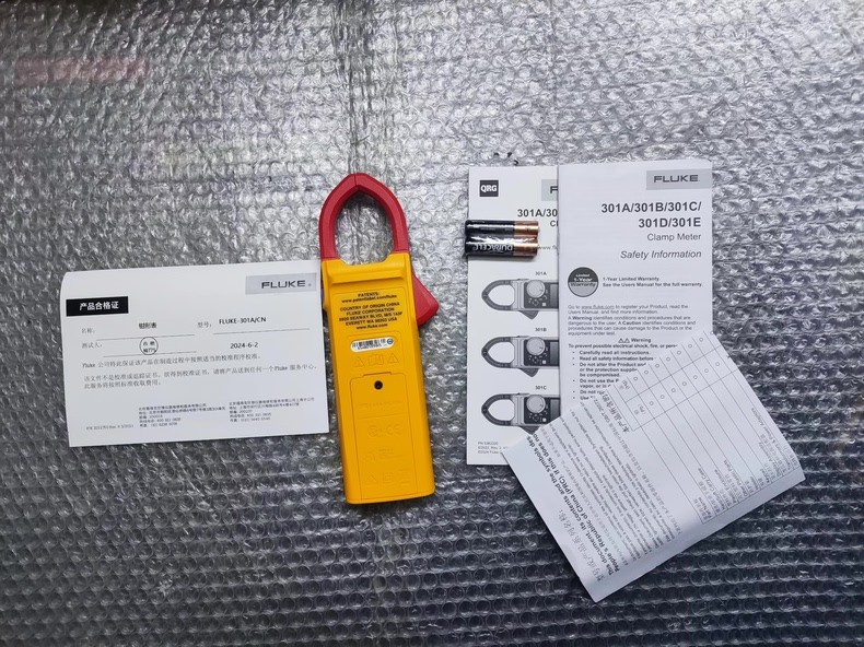 1PC New Fluke 301A/301A+ Digital AC Clamp Meter Handheld Voltage Current Tester