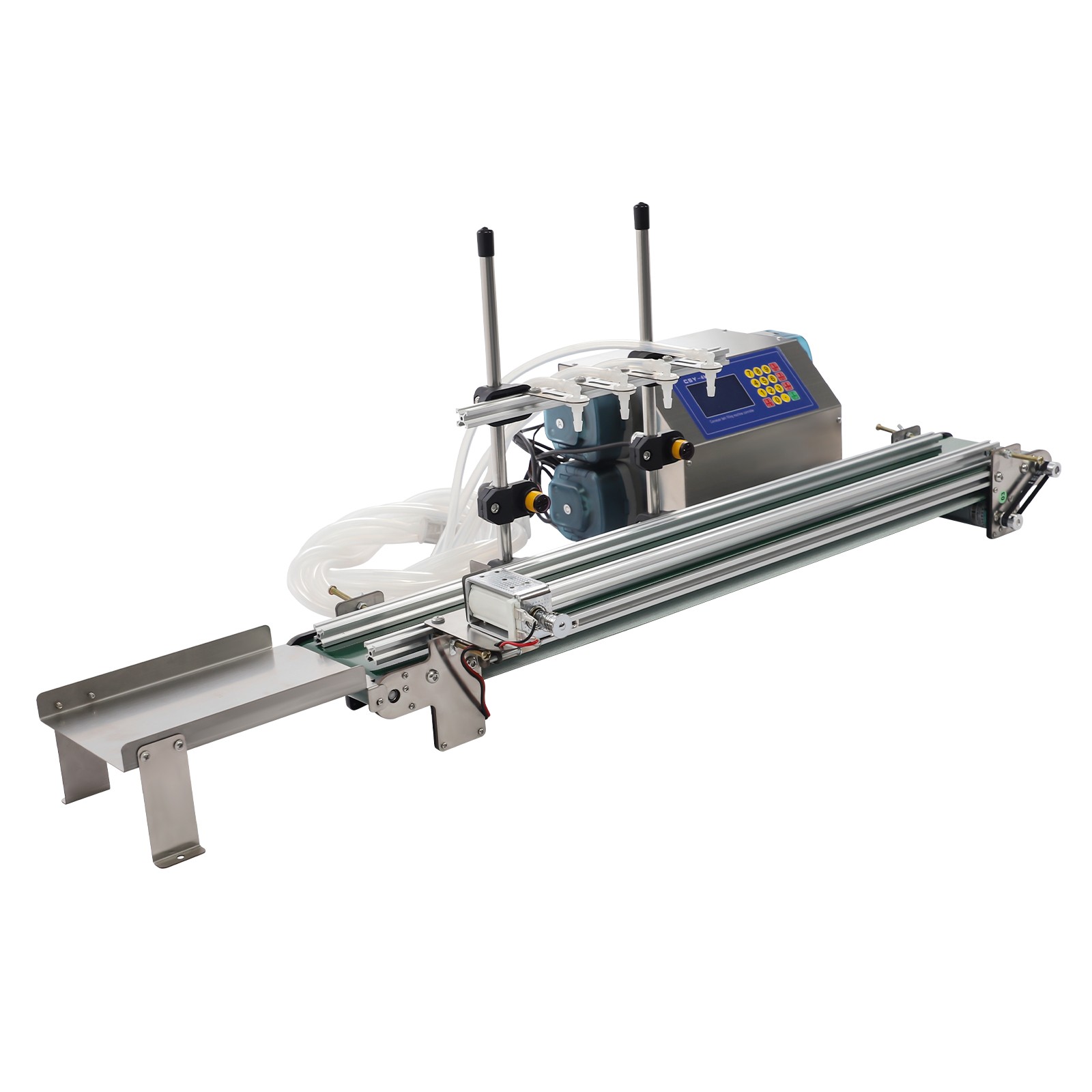 4 Heads Automatic Liquid Filling Machine 10–500ml Peristaltic Pump Bottle Filler