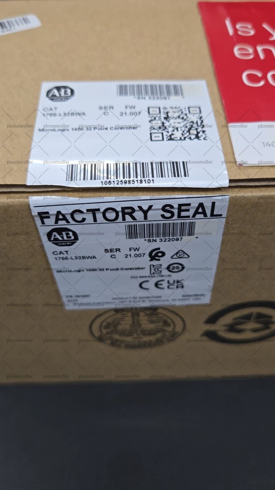 Allen-Bradley 1766-L32BWA MicroLogix 1400 32 Point Controller