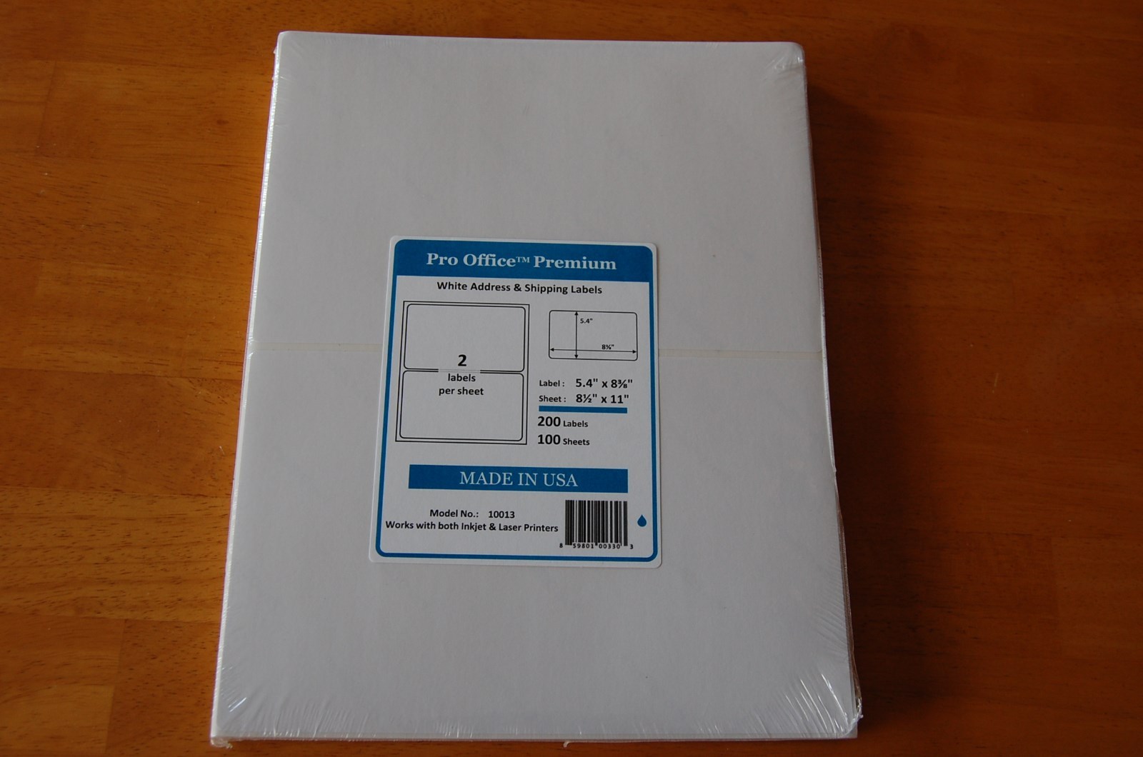 PO13 500 Sheets/1000 Label Pro Office Round Corner Self-Adhesive shipping Label
