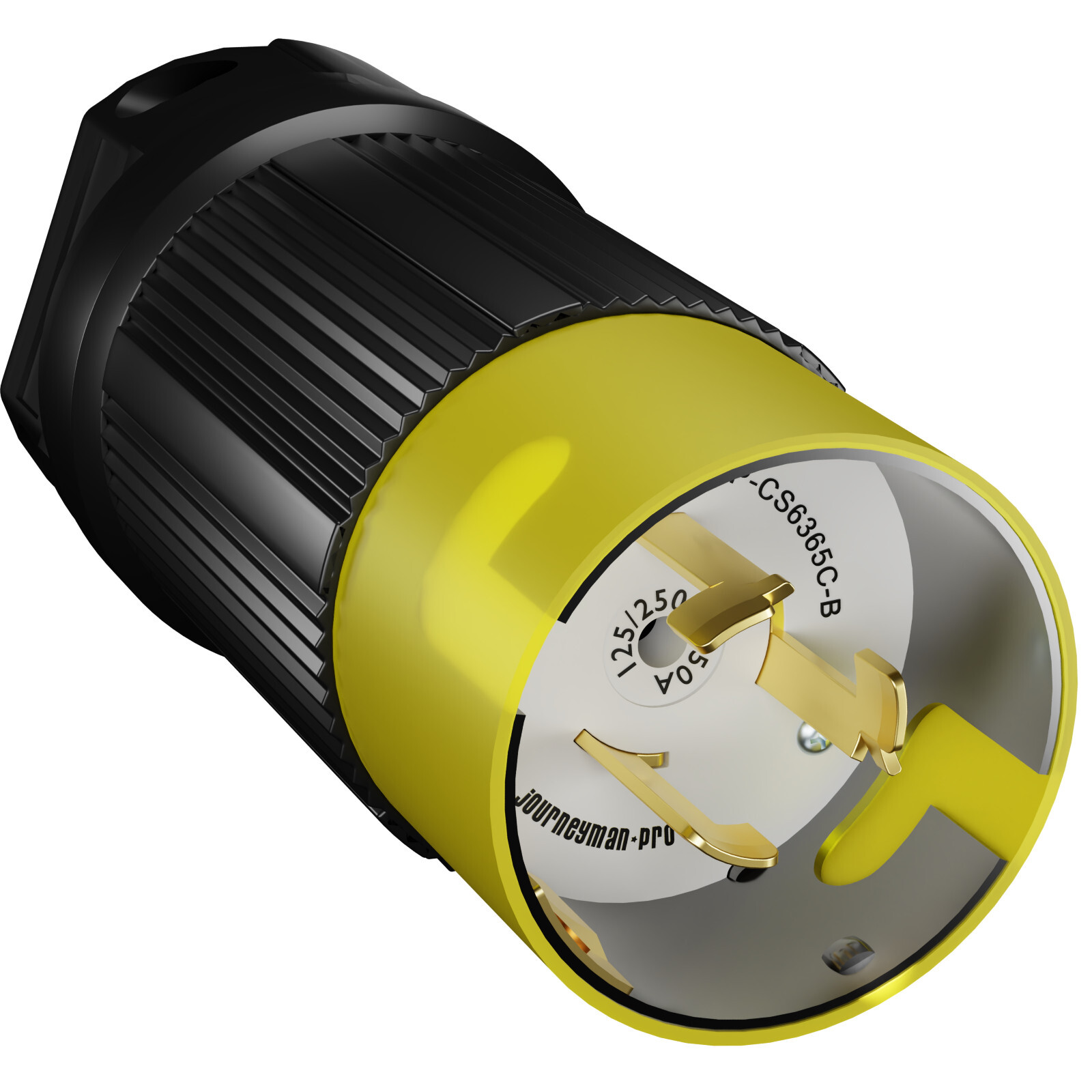 CS6364C + CS6365C Combo Set 50 Amp 125/250V 4-Prong Twist Lock Plug & Connector