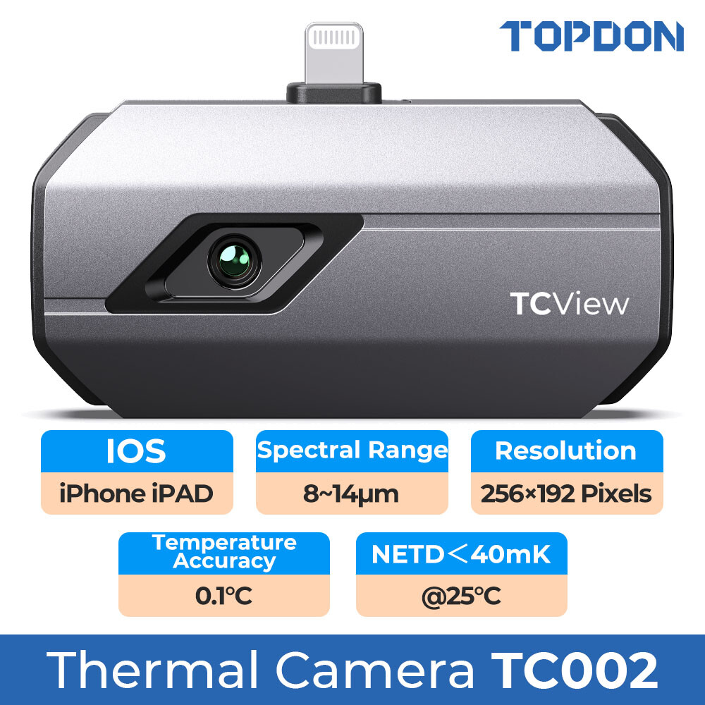 TOPDON TC002 Infrared Thermal Imaging Camera -20℃ to 550℃ for IOS iPhone iPAD