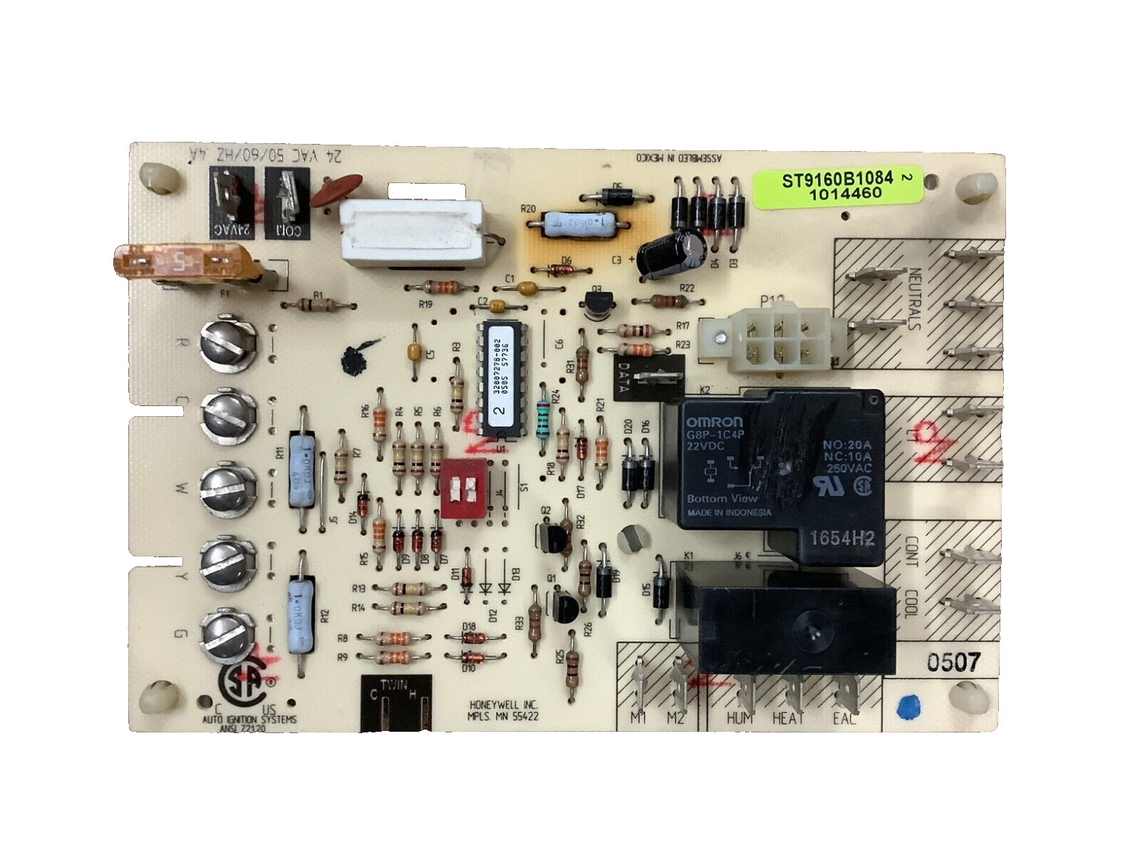 Honeywell ST9160B1084 Furnace Control Circuit Board 1014460 – ONLY ONE AVAILABLE