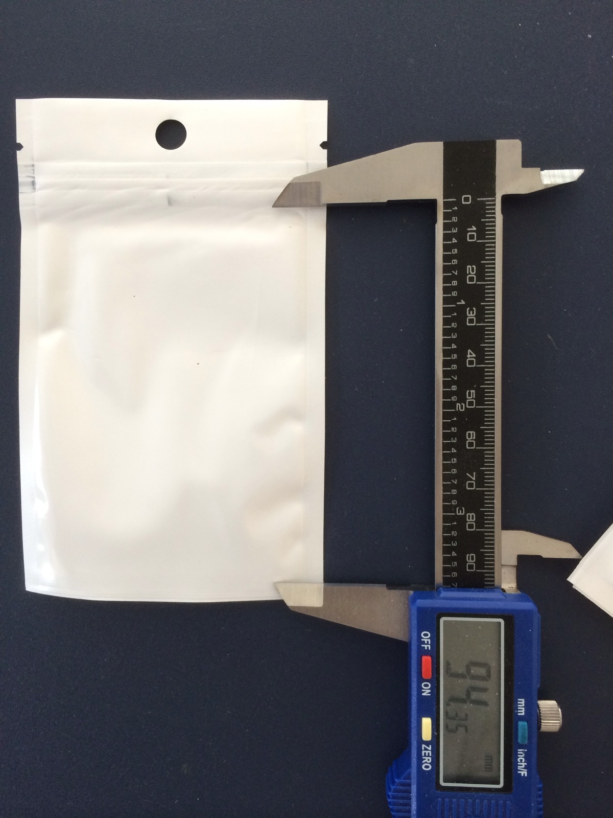 10 X Semi Transparency Zip Lock bag 95mm * 70mm reclosable