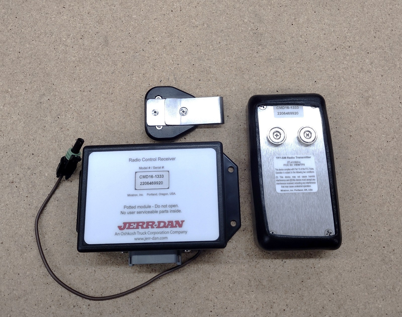 JERR-DAN/Miratron Radio Control Receiver With Matching Remote