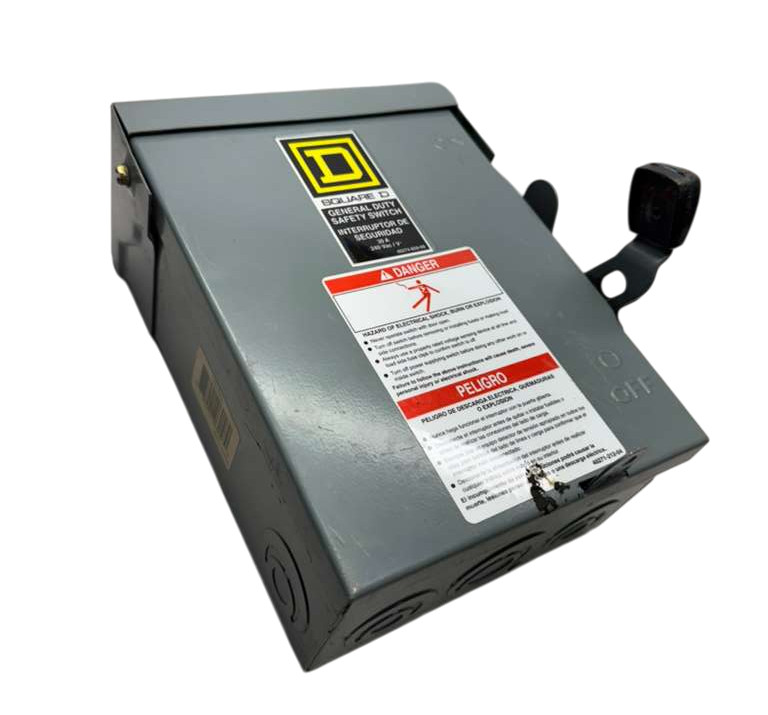 Square D D221NRB General Duty Safety Switch Series E3, 30A, 240VAC *Please Read*