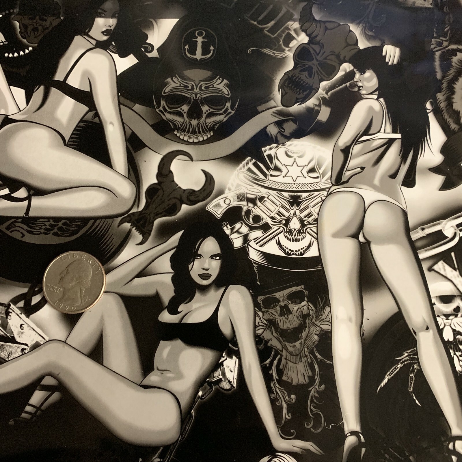 Hydrographic film Booty Land Ladies hydro dipping 7′ x 20″ hydro dip