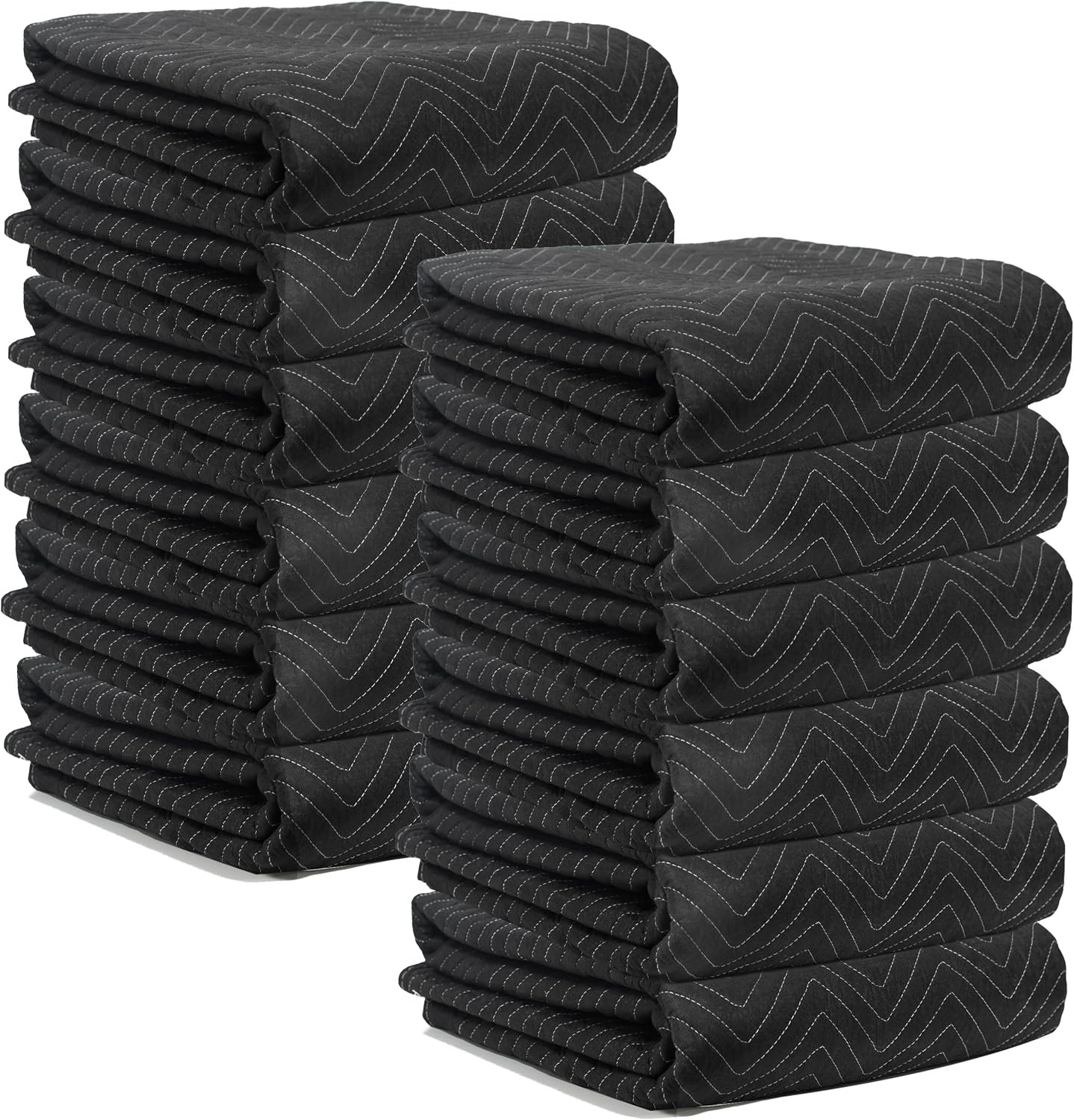 Moving Blankets 72″X80″ 12 Pack, (45 Lb/Dz Weight), Heavy Duty Moving Blanket, D