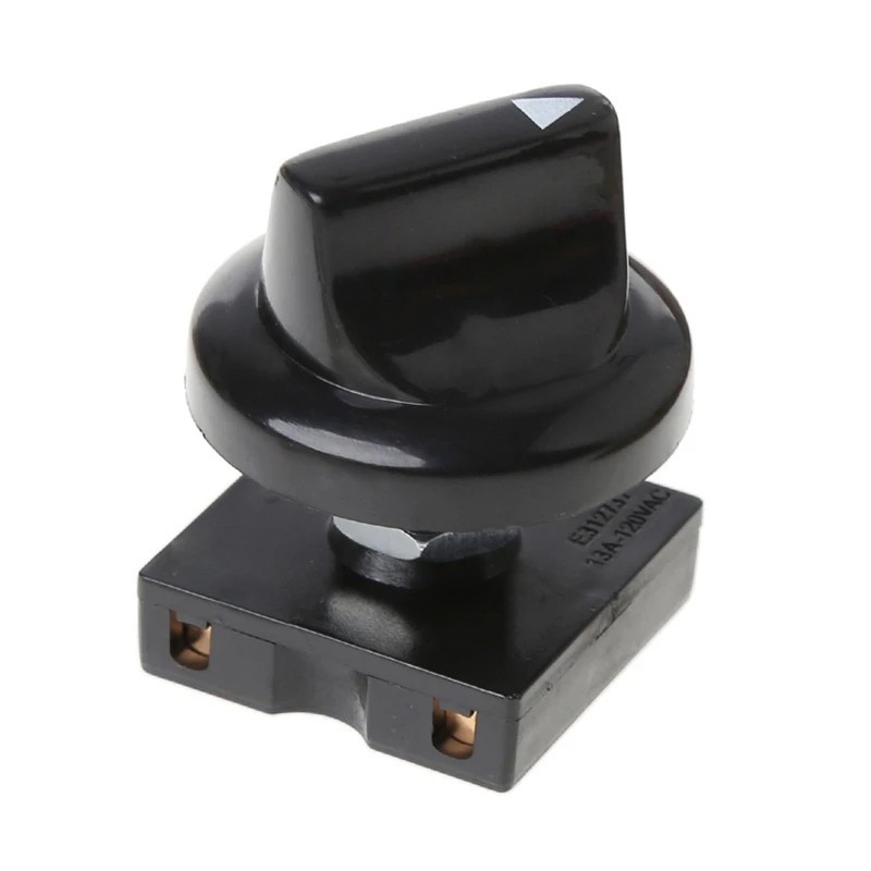 4 Position 3 Speed Fan Switch Rotary Controller with Knob 13A 250V