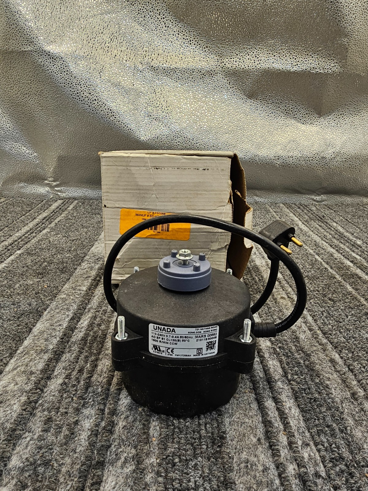 Mars 00892 ECM Refrigeration Fan Motor 115/230V 1600RPM Replacement For Elco