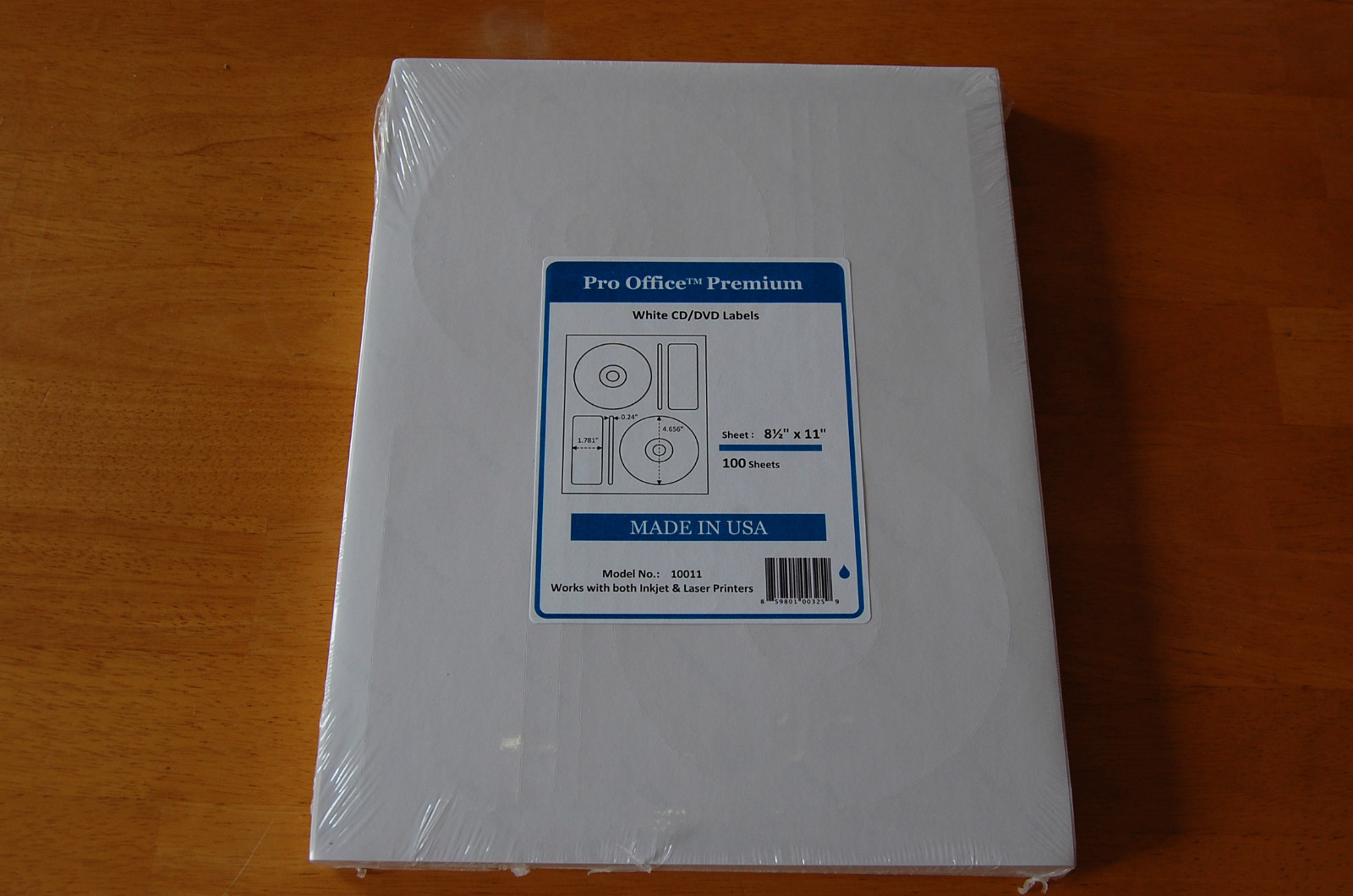 Wing OFFICE 200 Premium Media CD/DVD Labels Matte Memorex Core Self Adhesive