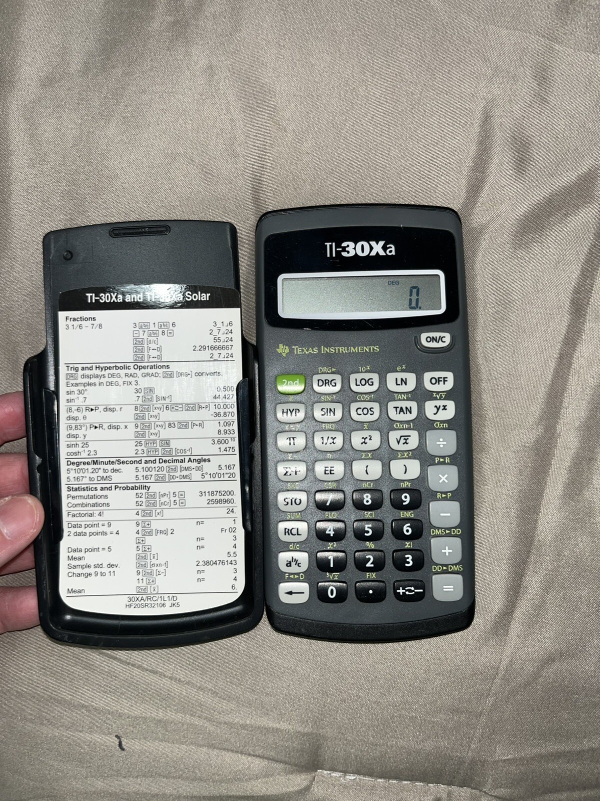Texas Instruments 30XA Scientific Calculator