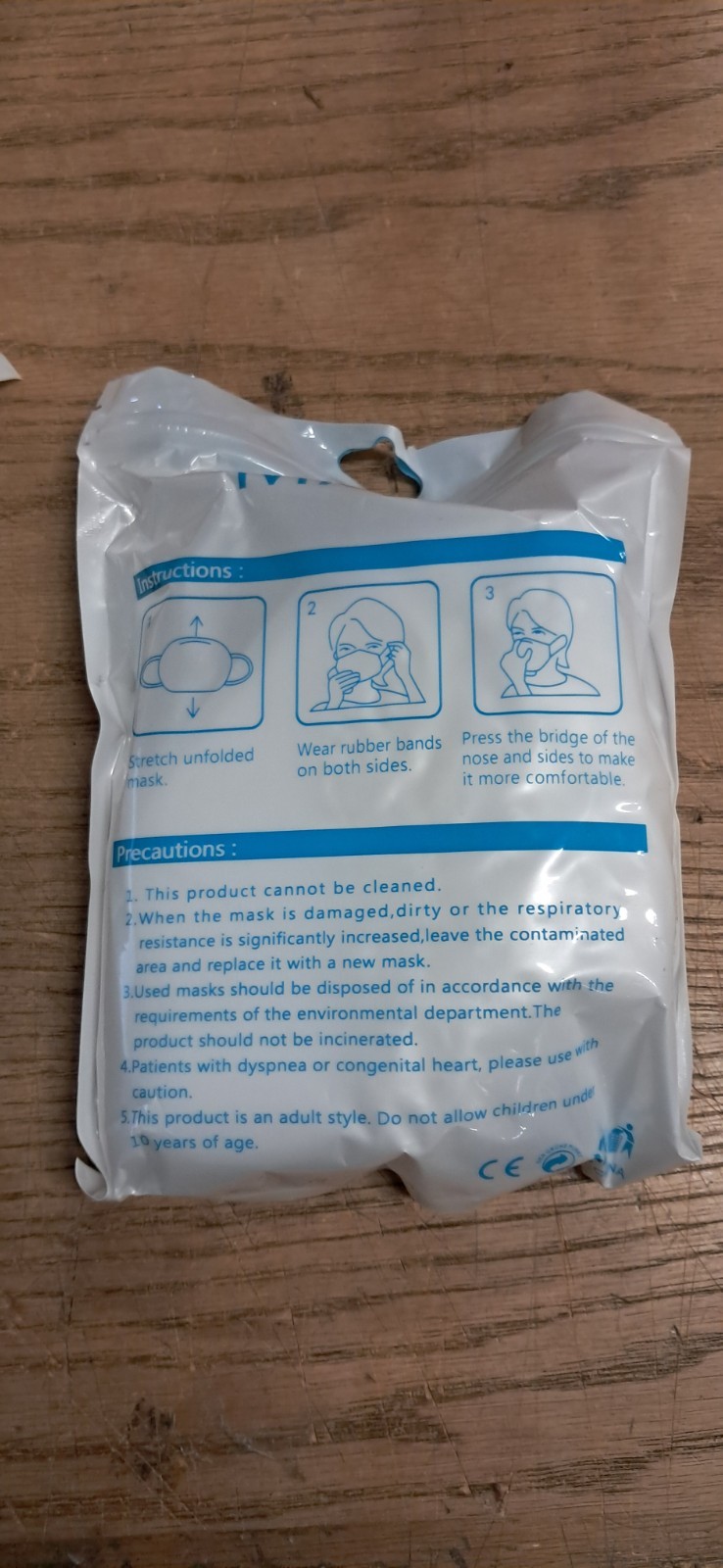 KN95 Face Masks 5-Layer Protective Mask Non-Medical Disposable Unbranded