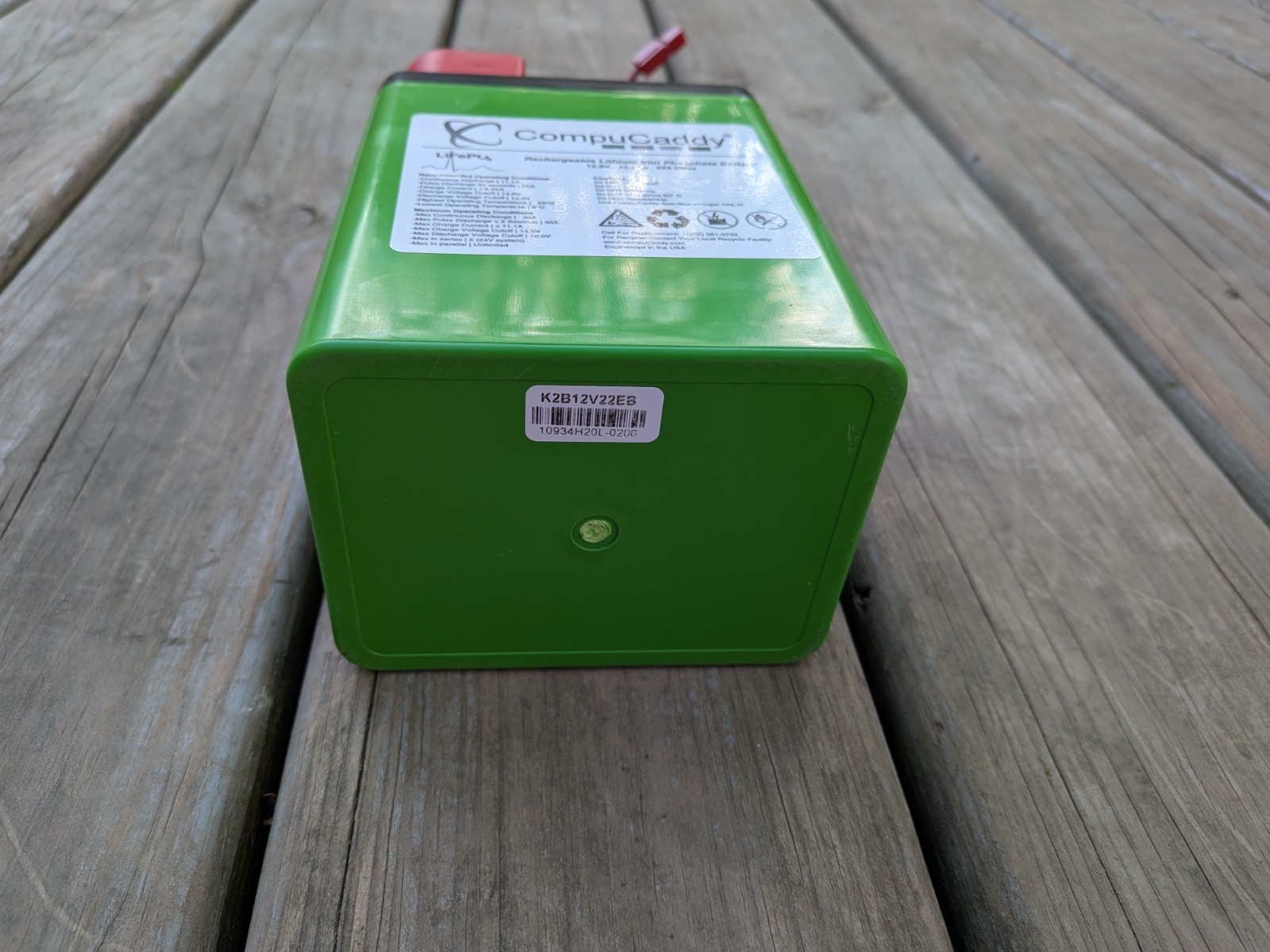 CompuCaddy LiFePO4 12v Battery