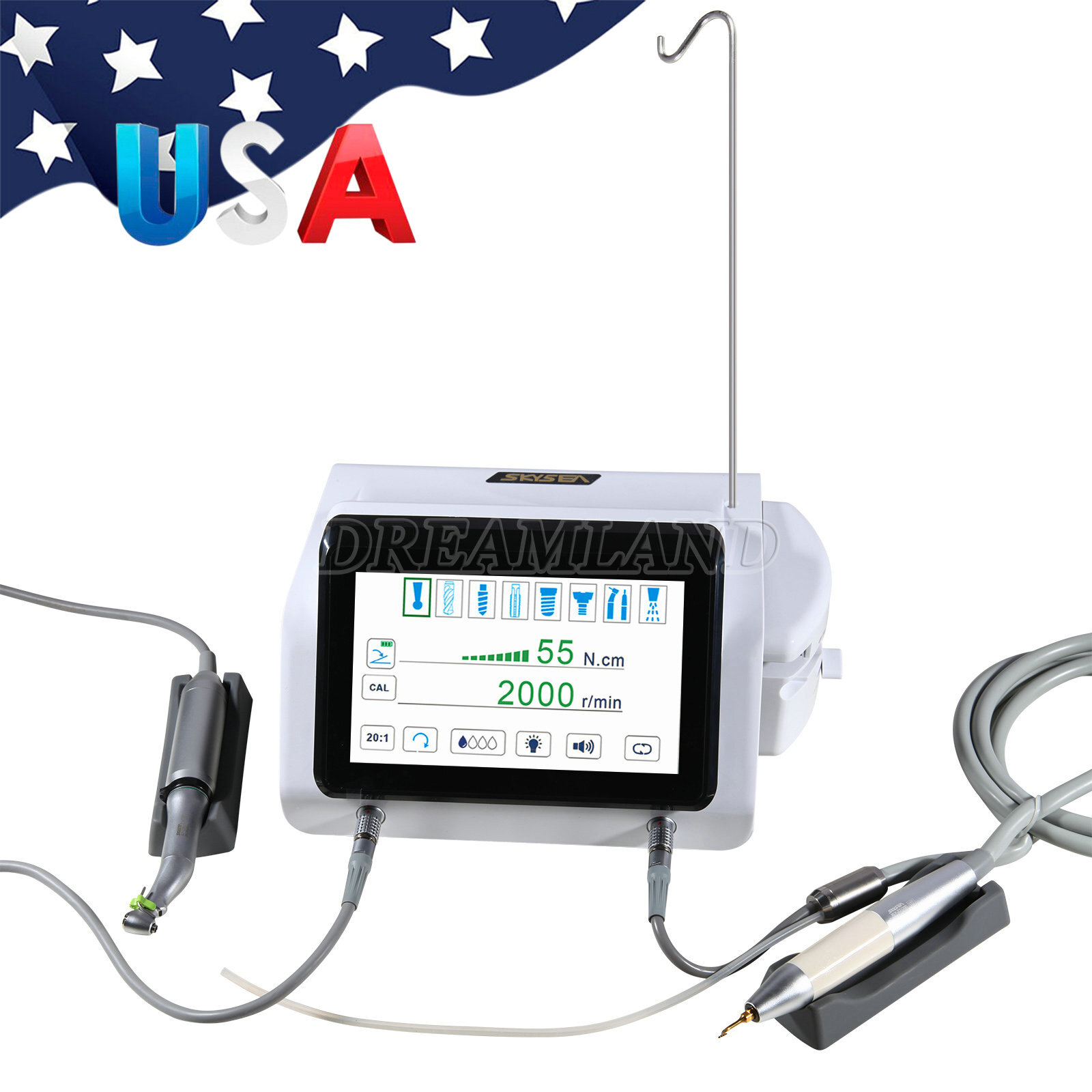 Dental Piezo Motor 2 IN 1 SURGIC TOUCH Surgery & Implant Bone Cutter CE & FDA