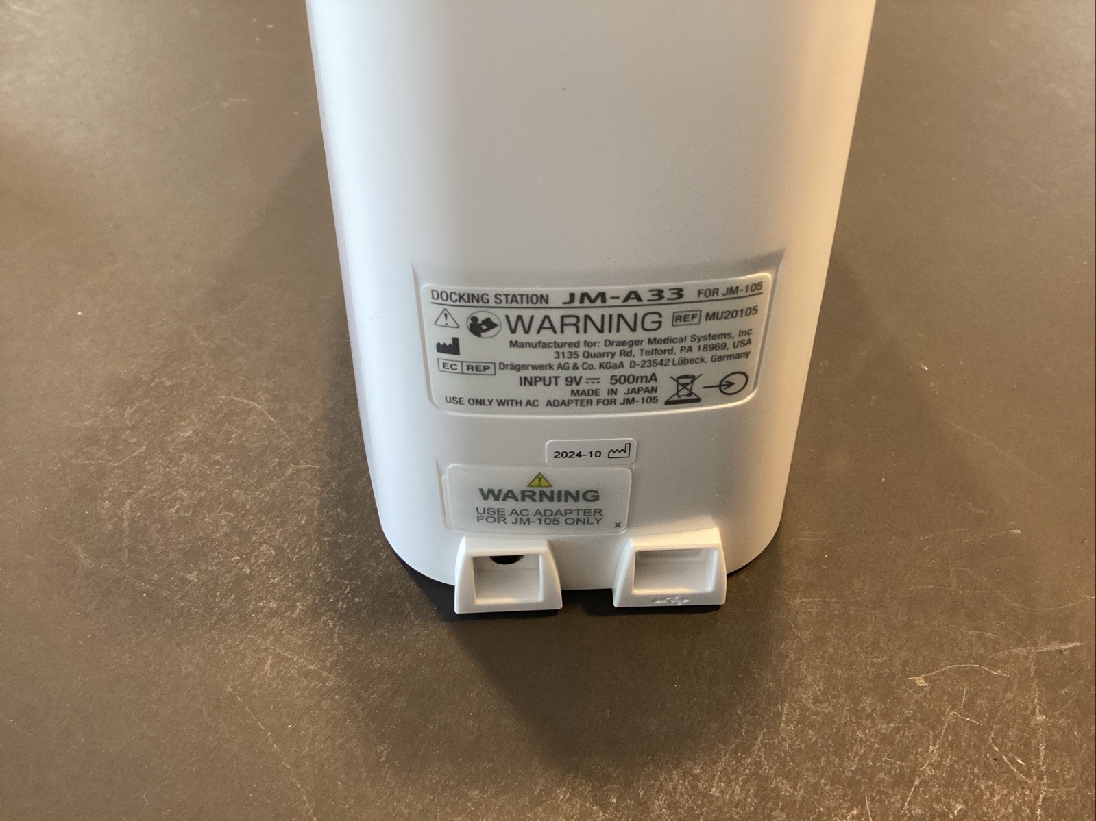 NEW Drager JM-A33 Jaundice Meter Docking Station For JM-105 BARE UNIT