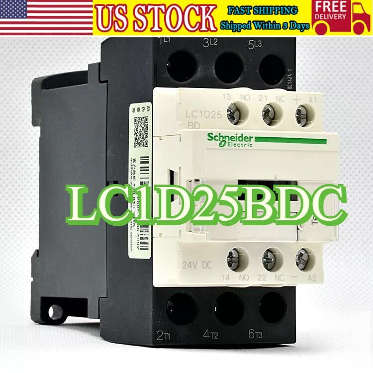 1PCS Brand New Schneider LC1-D25BDC LC1D25BDC DC24V Contactor