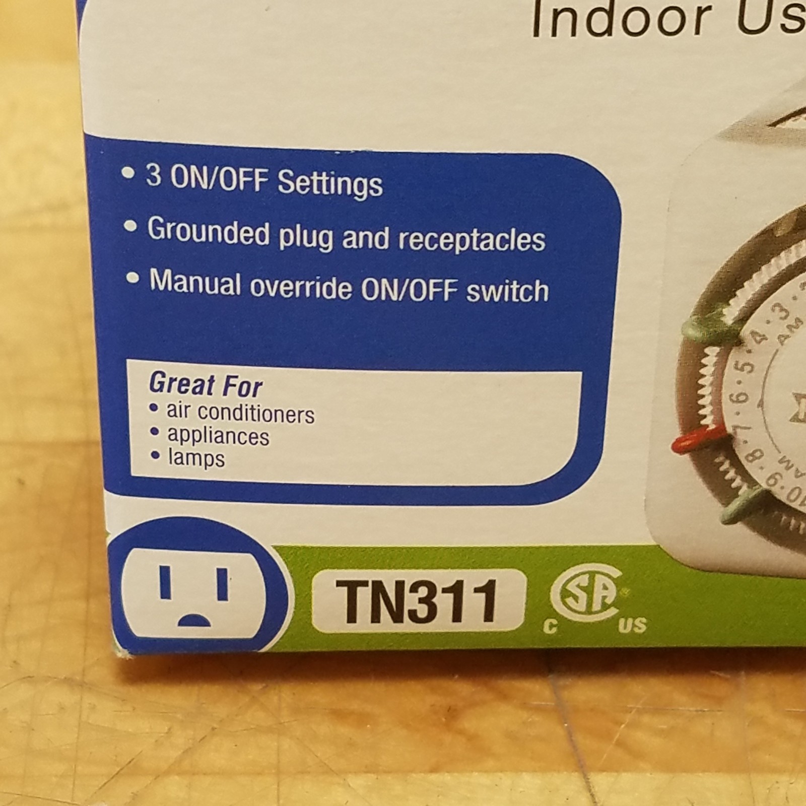 Intermatic TN311 Heavy Duty Timer, Indoor Use – USED