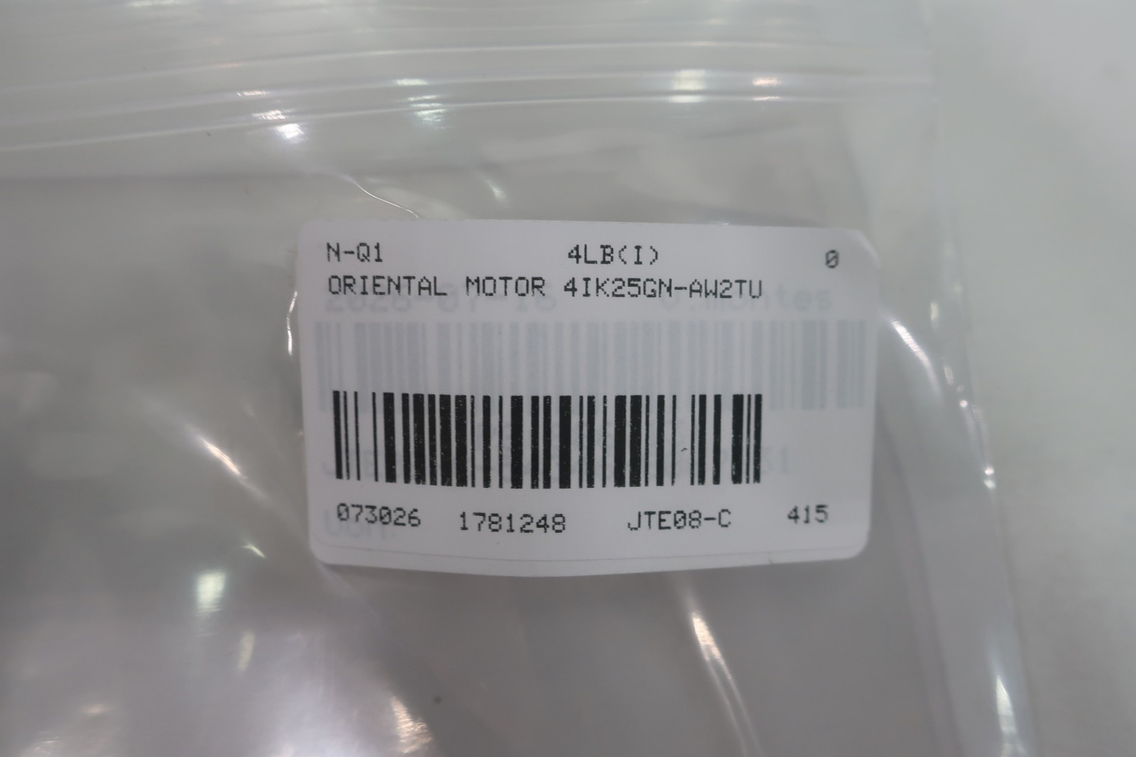 Oriental Motor 4IK25GN-AW2TU Induction Motor 25w 1450rpm 100/110/115v-ac