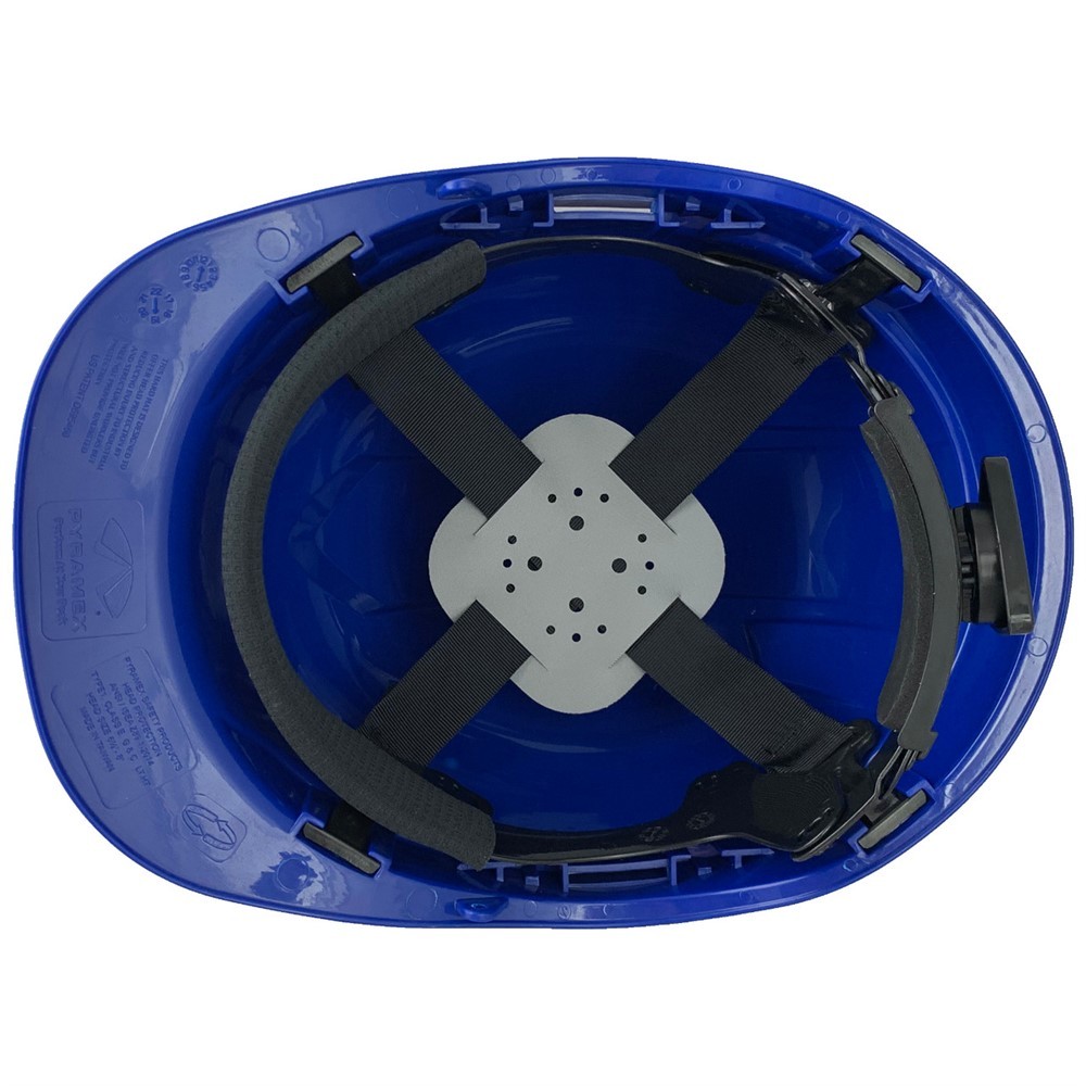 Pyramex Ridgeline Cap Style Hard Hat with 4pt Suspension – Blue Graphite