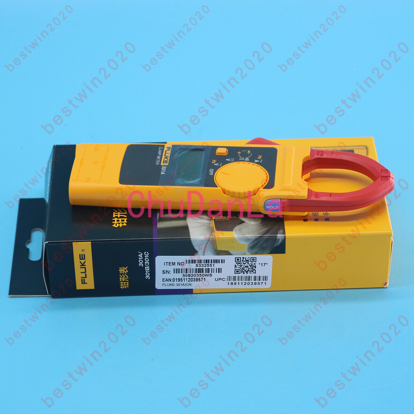 1PCS New Fluke 301A AC Digital Clamp Meter Voltage Tester Multitester