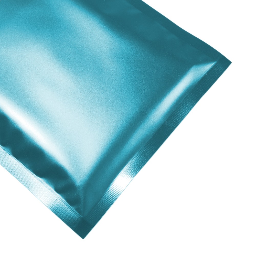100/200/500 Matte Blue Mylar Foil Smell Proof Reclosable Zipper Seal Lock Bags