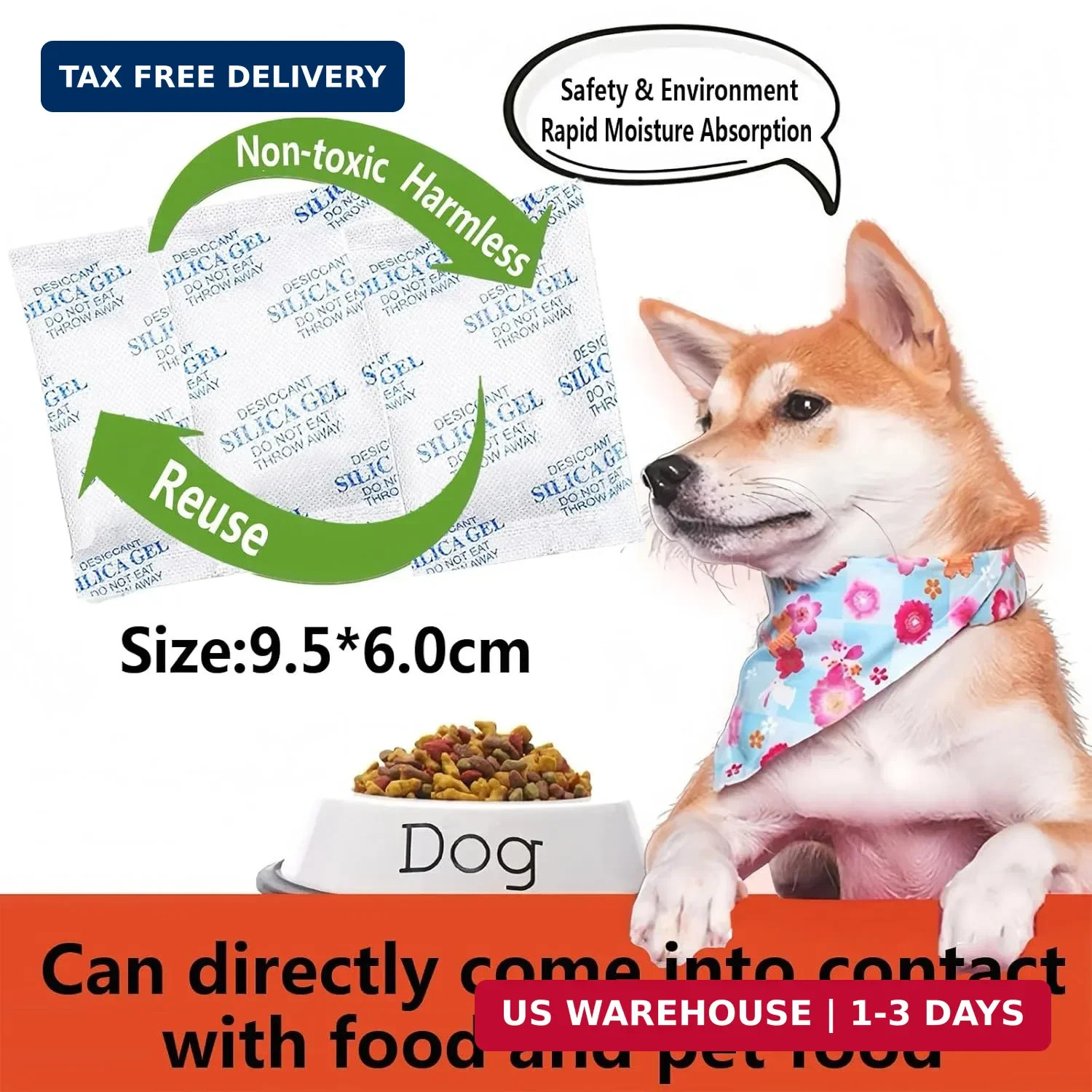 Silica Gel Packets 20 Gram 15 Pcs Desiccant Moisture Absorber Packs