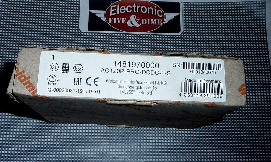 ACT20P-PRO DCDC II-S Weidmuller 1481970000 ACT20P-PRO DCDC II-S