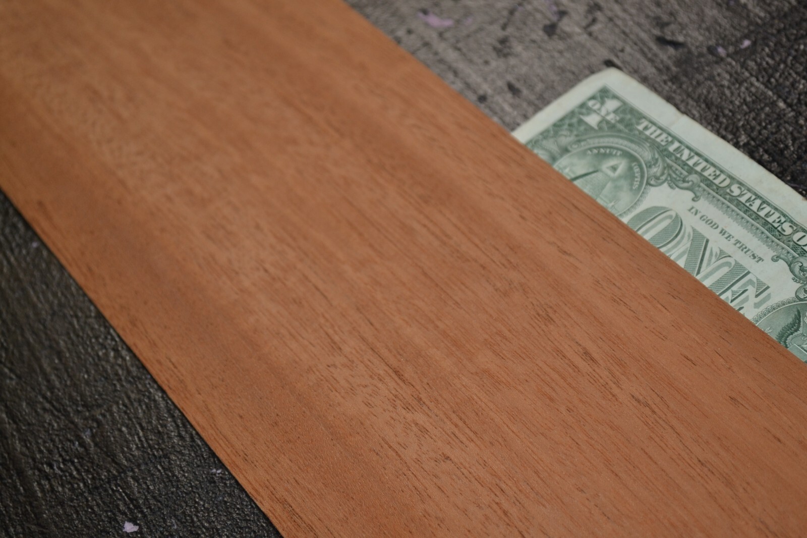 Mahogany Raw Wood Veneer Sheet 4.5 x 44 inches 1/42nd 4665-30