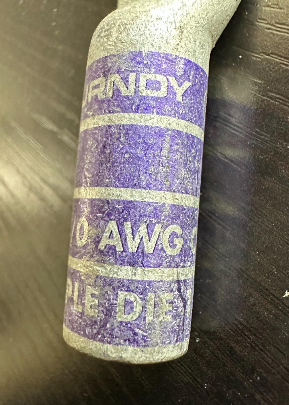 Burndy YA28-2N Two Holes Purple Die 15 Compression Lug, 4/0 AWG N200
